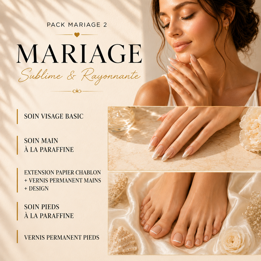 PACK MARIAGE 2 — SUBLIME & RAYONNANTE